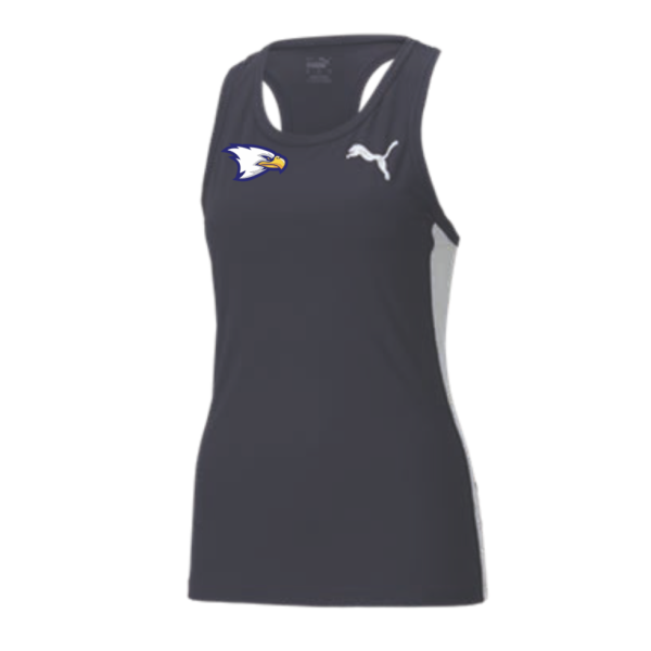 Womens Navy Running Singlet